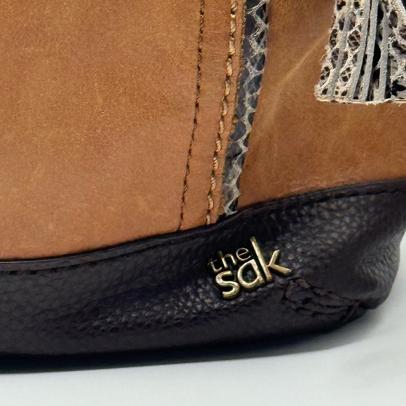 The Sak Kendra Brown Leather Shoulder Bag Medium Hobo Purse 13x8 Boho - Picture 1 of 10
